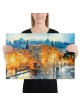 Jaffa Gate in Jerusalem Print on Canvas