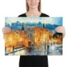 Jaffa Gate in Jerusalem Print on Canvas