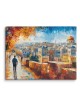 Marcher dans la vieille ville de Jérusalem, impression sur toile