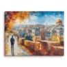Walking the Old City of Jerusalem Print on Canvas