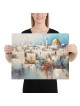 View of Jerusalem Print on Canvas