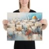 View of Jerusalem Print on Canvas