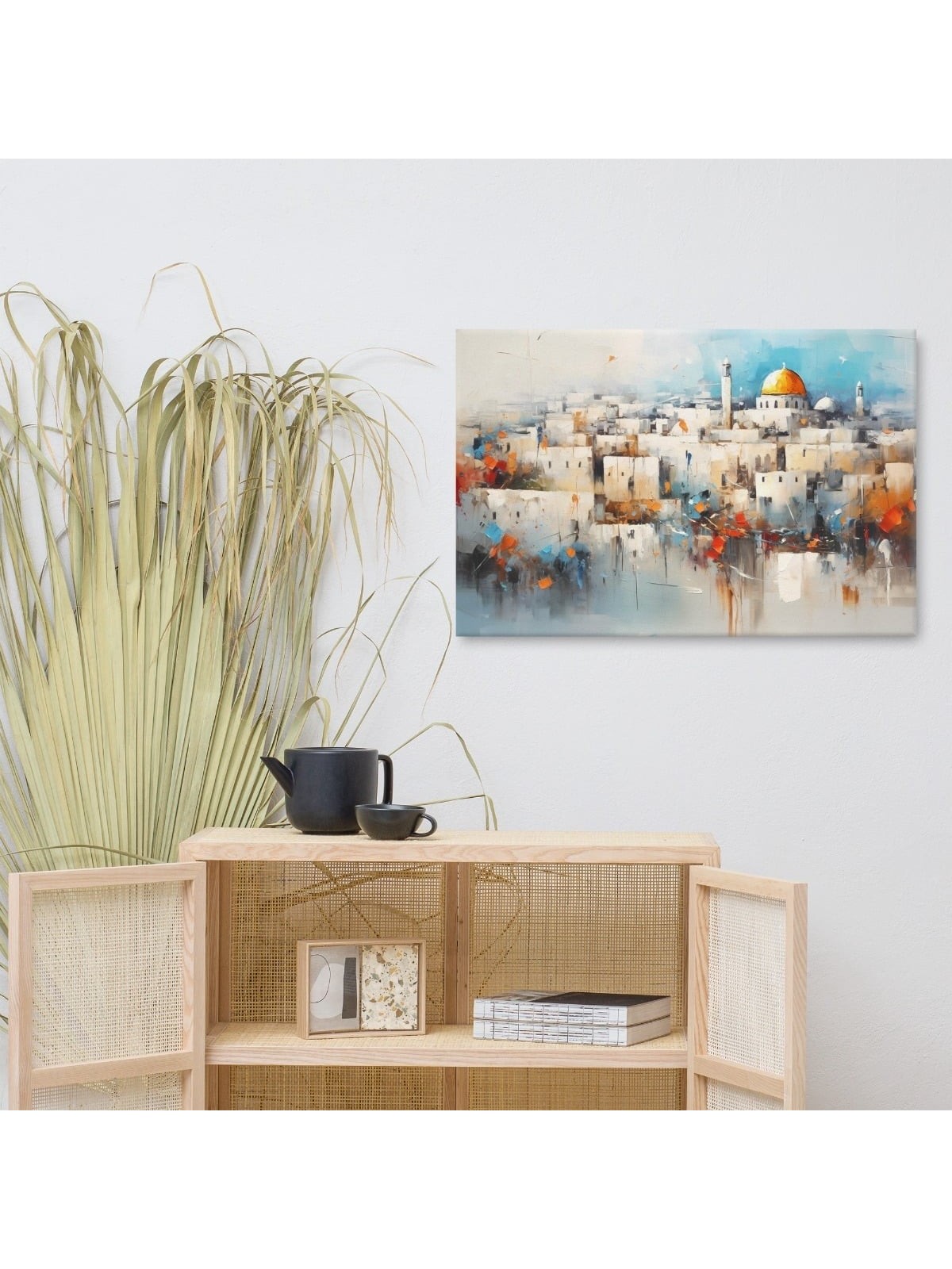 View of Jerusalem Print on Canvas