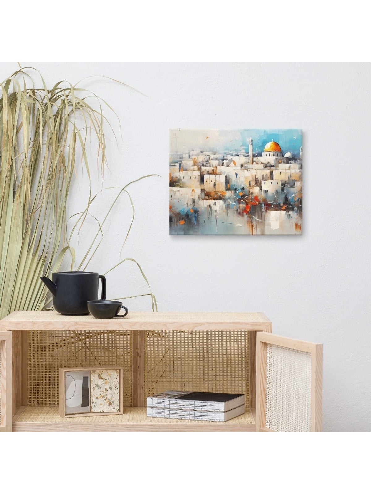 View of Jerusalem Print on Canvas