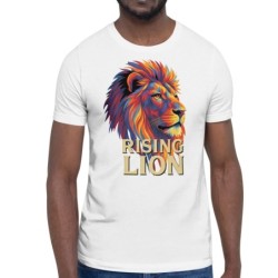 Rising Lion Pop Art Unisex T-Shirt