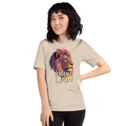 Rising Lion Pop Art Unisex T-Shirt