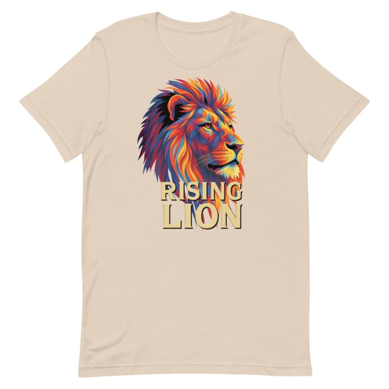 Lion montant Pop Art T-shirt unisexe