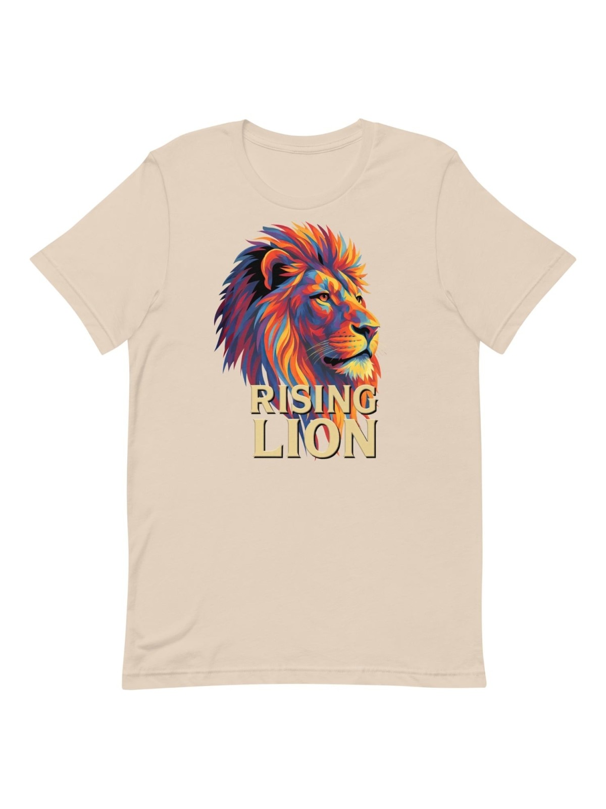 Lion montant Pop Art T-shirt unisexe