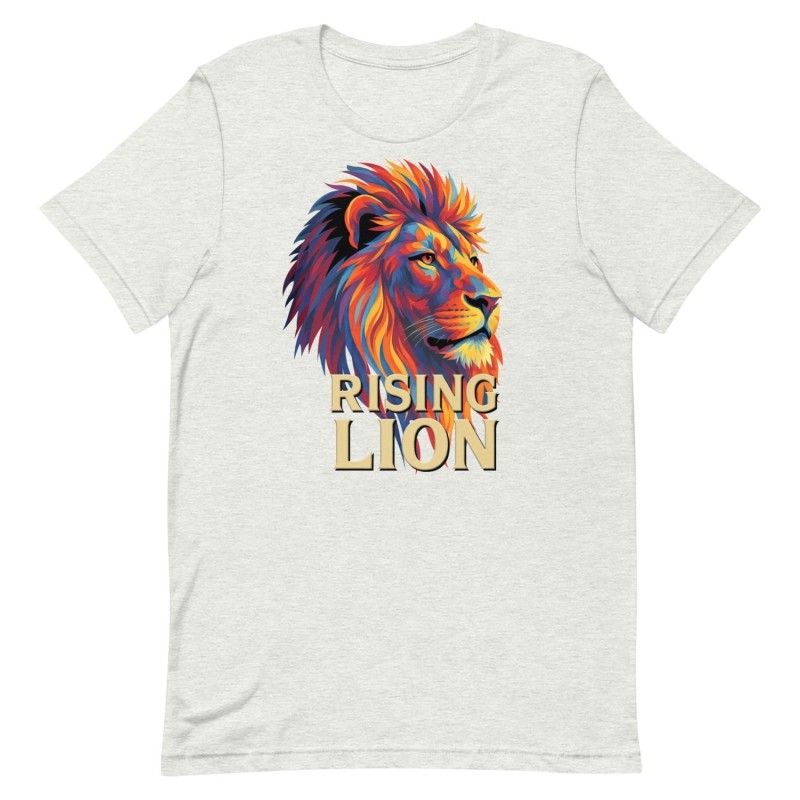 Lion montant Pop Art T-shirt unisexe