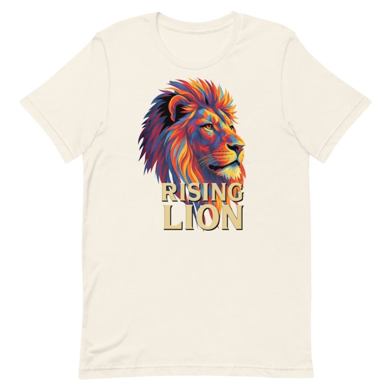 Lion montant Pop Art T-shirt unisexe