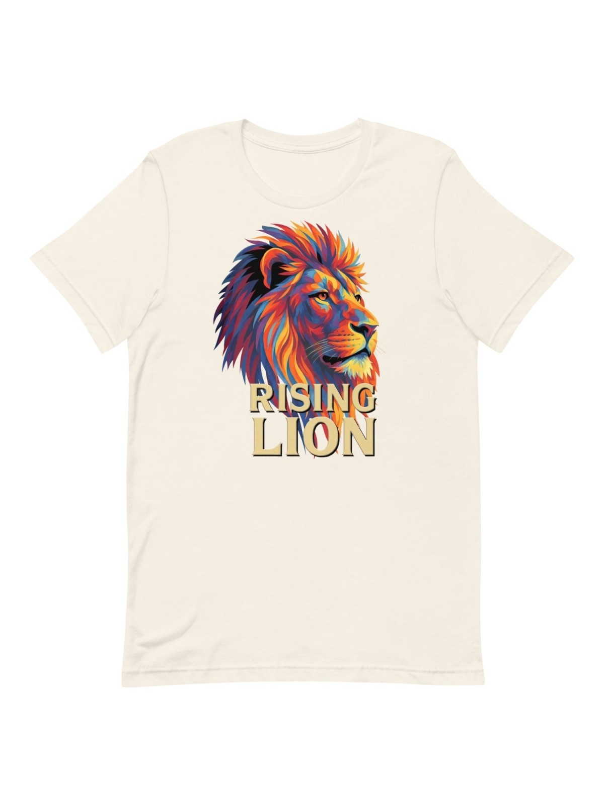 Rising Lion Pop Art Unisex T-Shirt