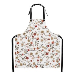 Designer Apron with Pomegranate Pattern