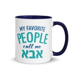 My Favorite People Call Me Abba Mug with Color Inside
