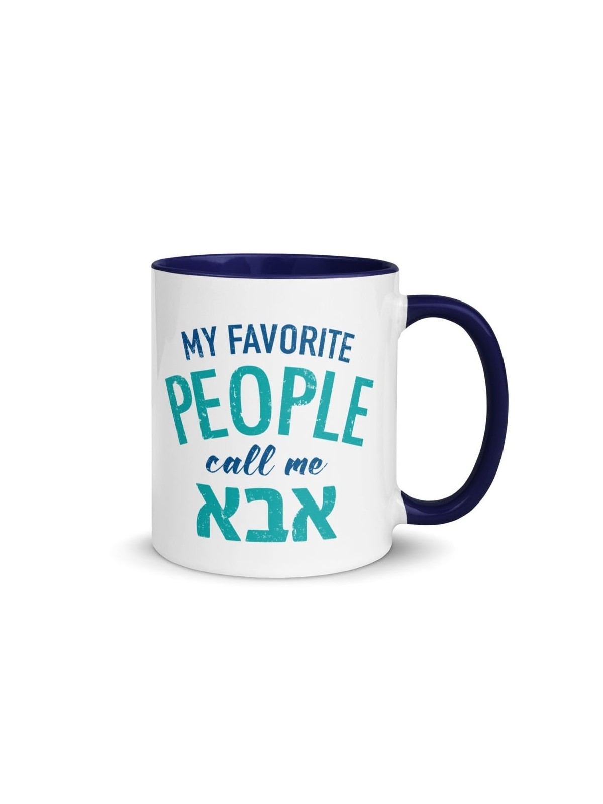 Mes gens préférés m'appellent Abba Mug avec couleur à l'intérieur