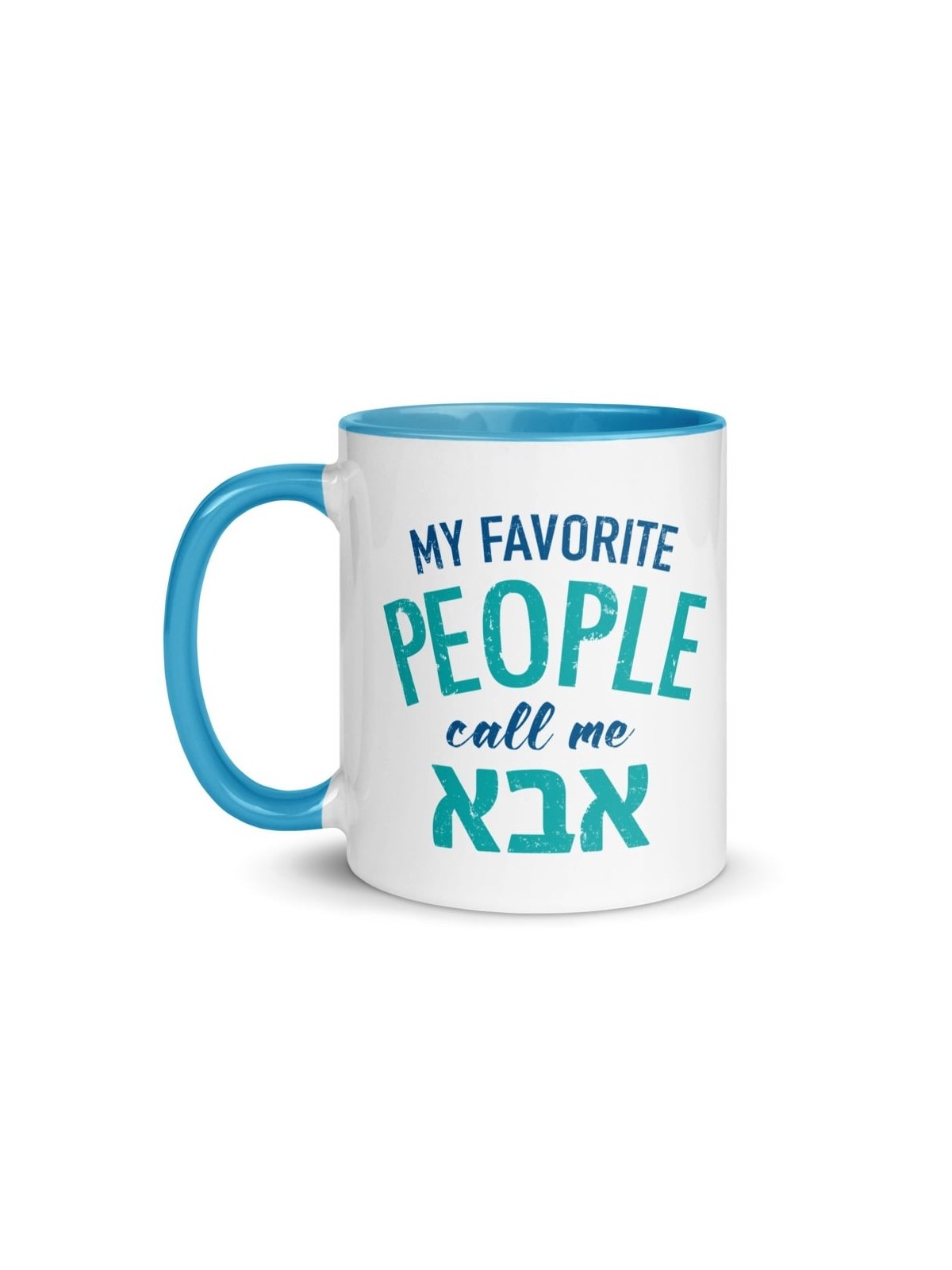 Mes gens préférés m'appellent Abba Mug avec couleur à l'intérieur