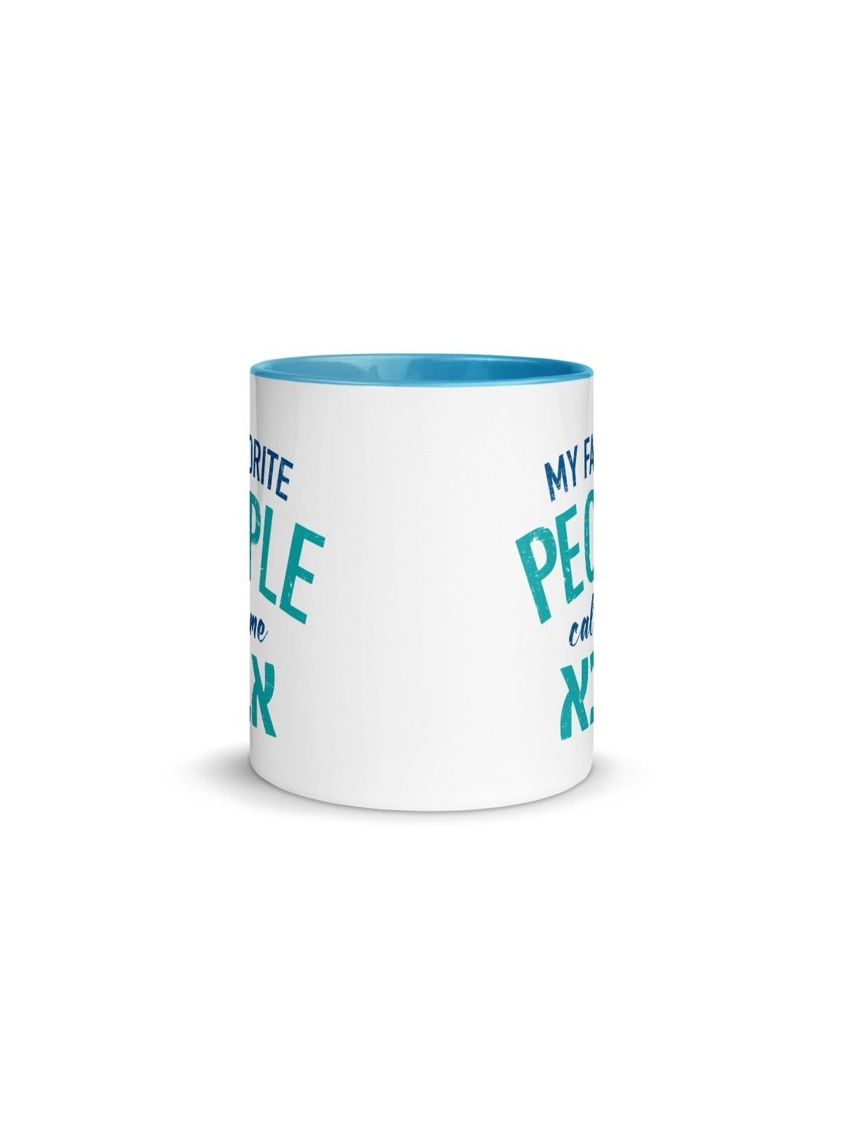 Mes gens préférés m'appellent Abba Mug avec couleur à l'intérieur
