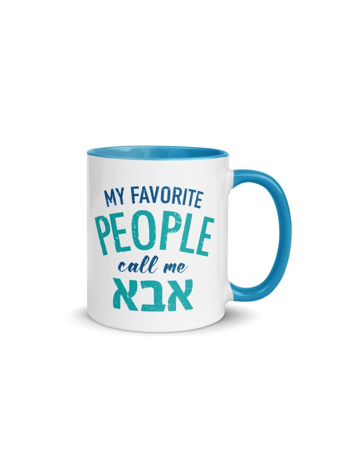 Mes gens préférés m'appellent Abba Mug avec couleur à l'intérieur