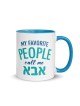 Mes gens préférés m'appellent Abba Mug avec couleur à l'intérieur