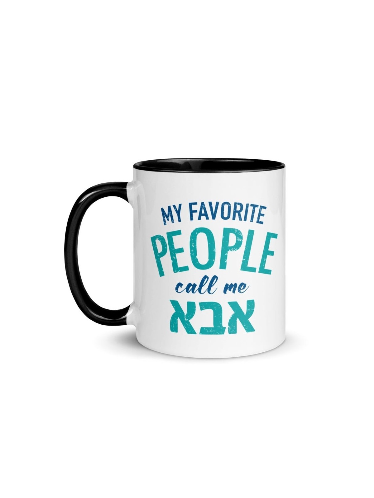 Mes gens préférés m'appellent Abba Mug avec couleur à l'intérieur