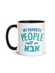 Mes gens préférés m'appellent Abba Mug avec couleur à l'intérieur