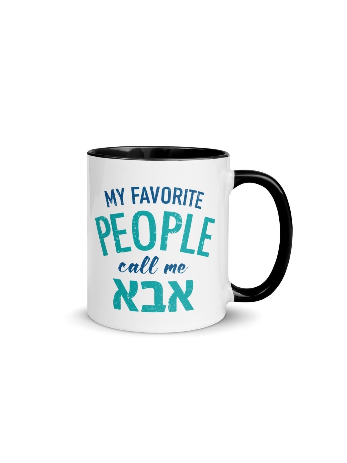 Mes gens préférés m'appellent Abba Mug avec couleur à l'intérieur