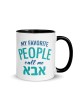 Mes gens préférés m'appellent Abba Mug avec couleur à l'intérieur