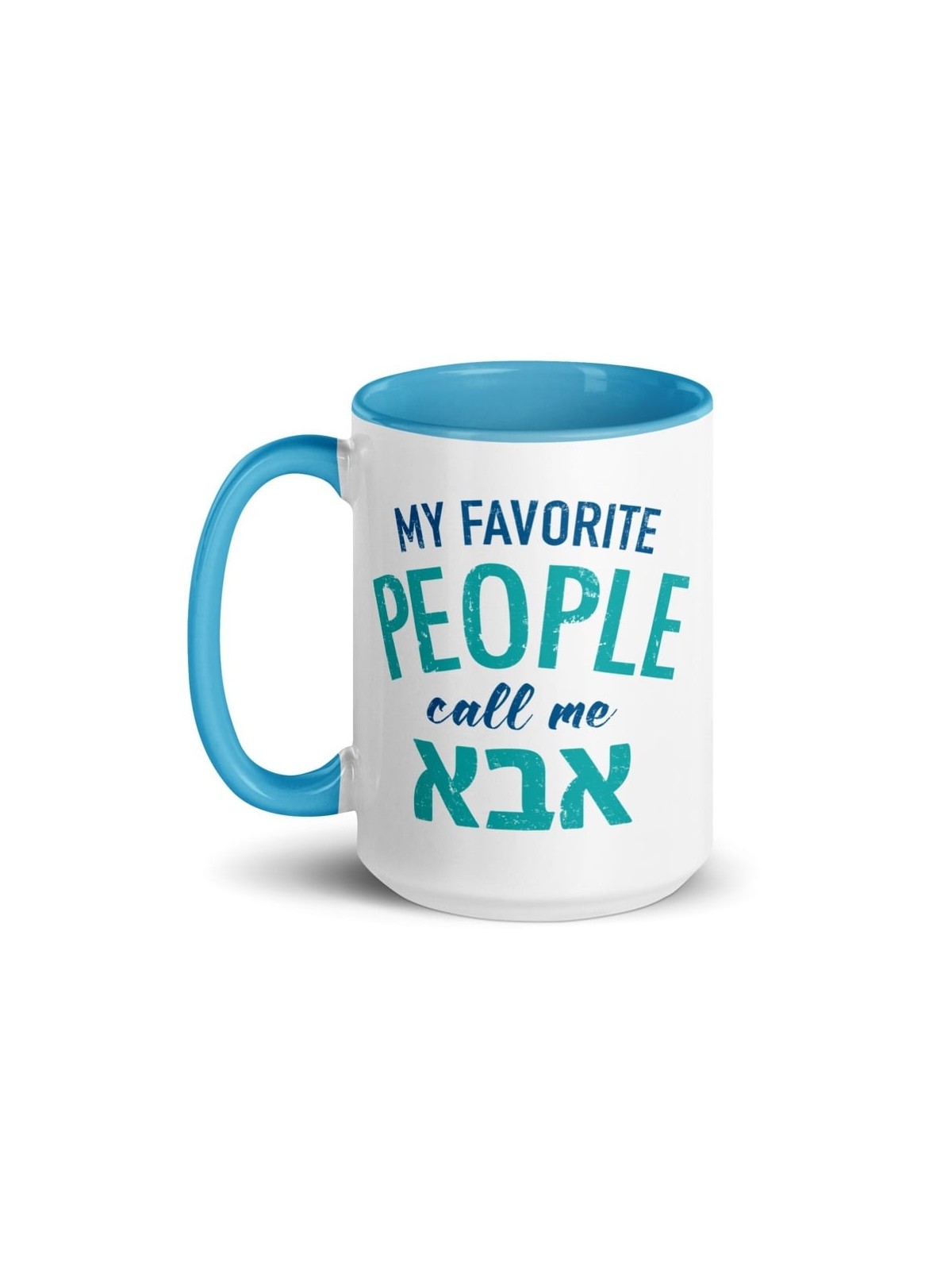 Mes gens préférés m'appellent Abba Mug avec couleur à l'intérieur