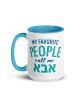 Mes gens préférés m'appellent Abba Mug avec couleur à l'intérieur