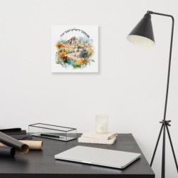 If I Forget You Jerusalem Canvas Print