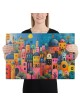 The Colors of Jerusalem Print on Canvas