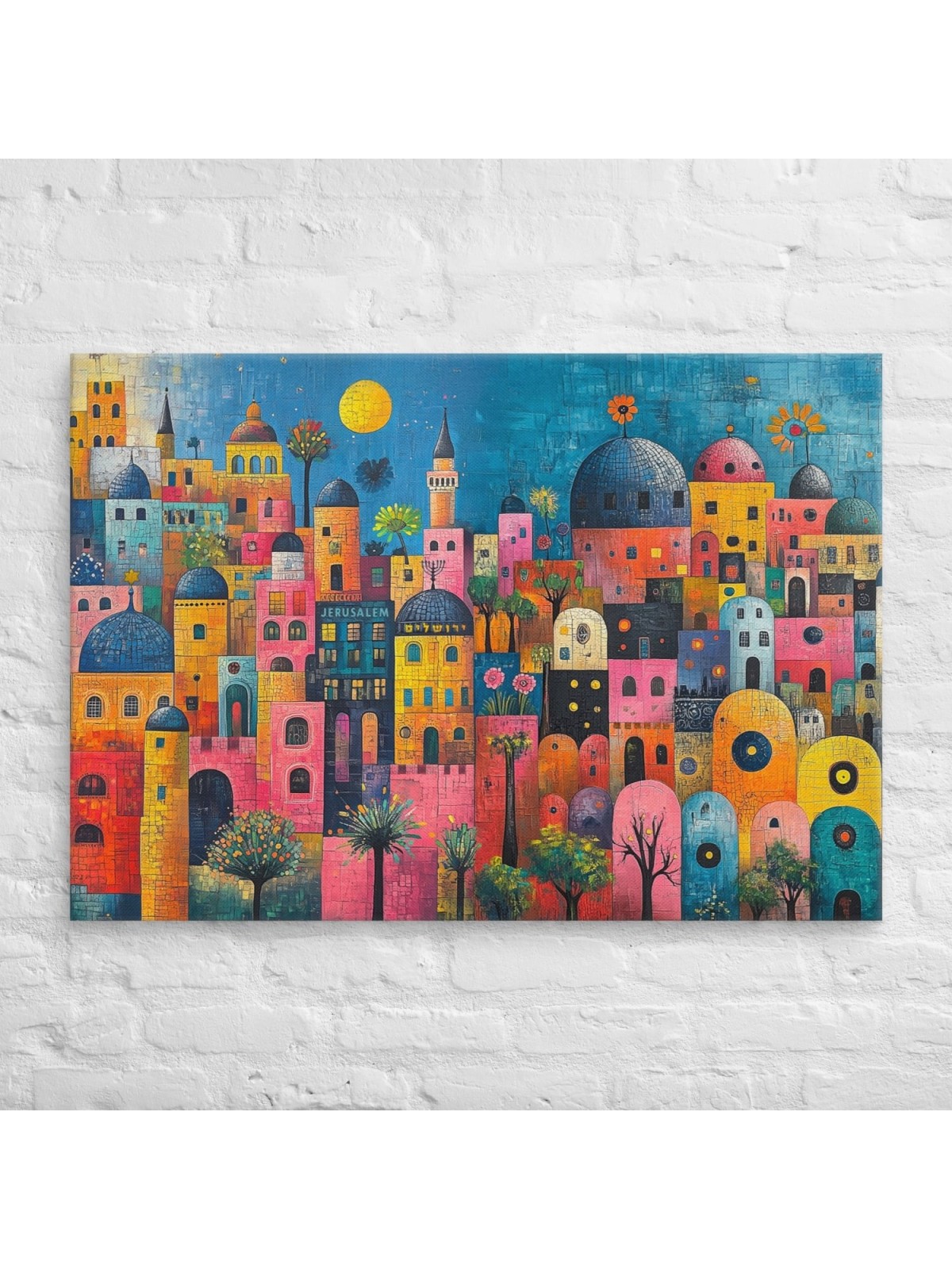 Les couleurs de Jérusalem impression sur toile