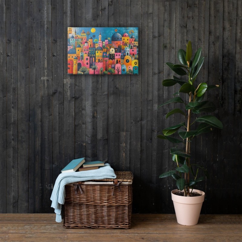 Les couleurs de Jérusalem impression sur toile
