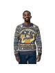 Happy Hanukkah Ugly Sweater - Conception drôle de fête de festival de 8 jours - Bleu