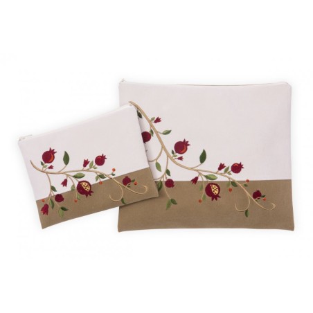 Ronit Gur Impala Tallit Bags Set Off White ... | Talit & Tefillin Bags