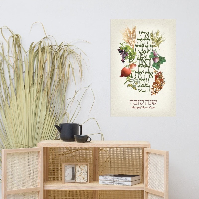 Sept espèces Poster