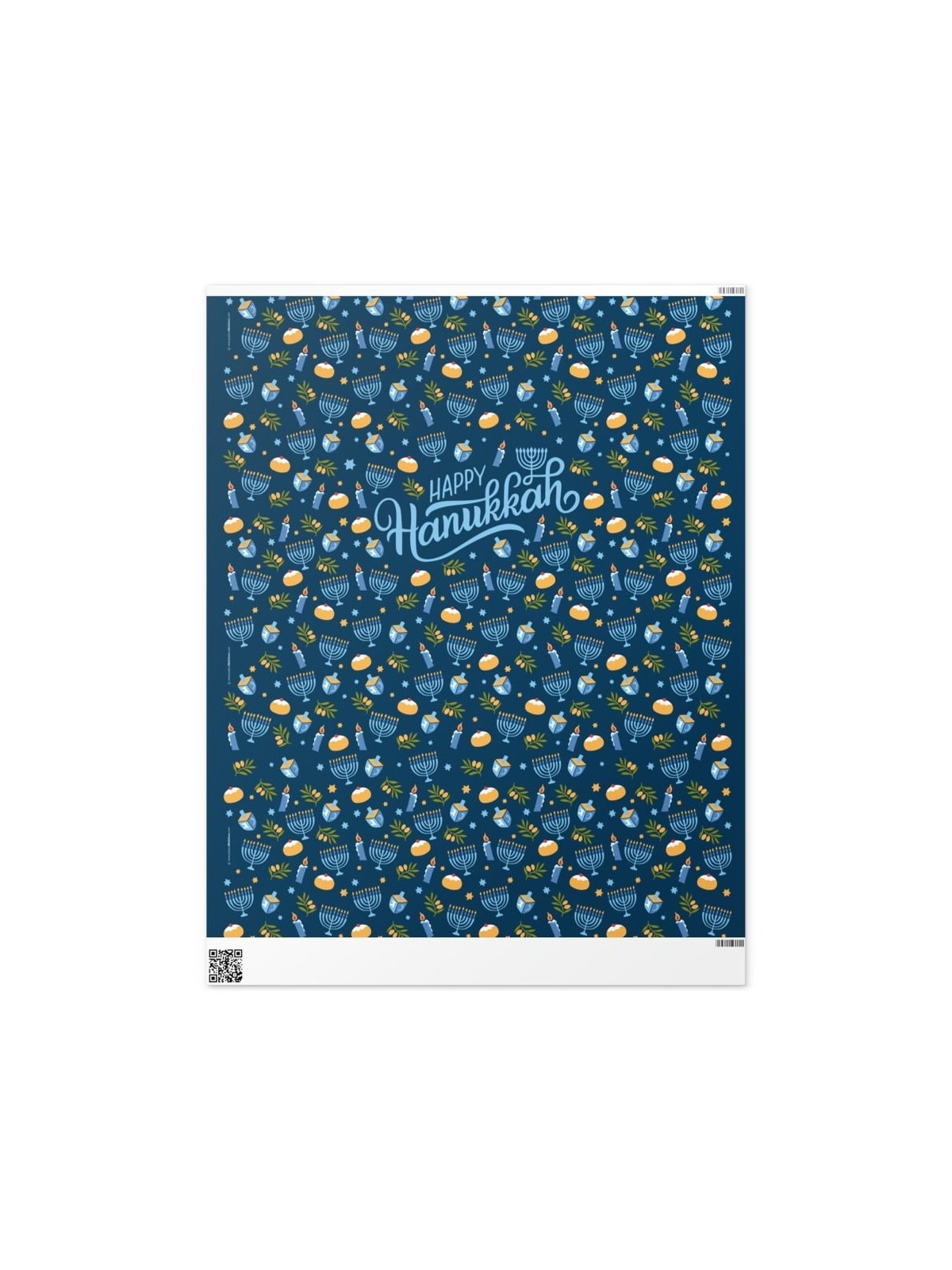 Papier Cadeau Joyeux Hanoukka