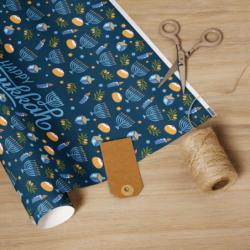 Happy Hanukkah Wrapping Paper