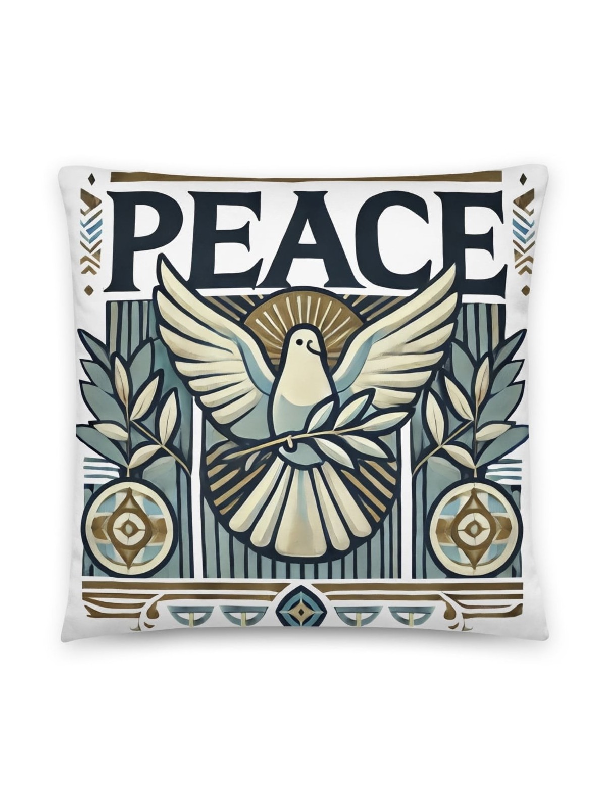 Coussin décoratif design Peace