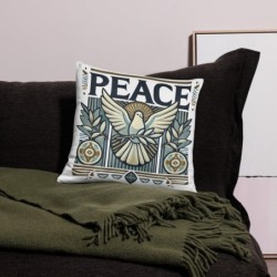 Designer Peace Decorative Pillow