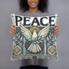 Designer Peace Decorative Pillow