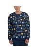 Sweat-shirt à motif Happy Hanukkah