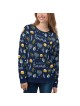Sweat-shirt à motif Happy Hanukkah