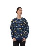 Sweat-shirt à motif Happy Hanukkah