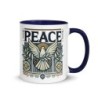 Designer Peace Mug with Color Inside