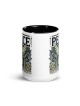 Tasse de paix de créateur avec couleur à l'intérieur