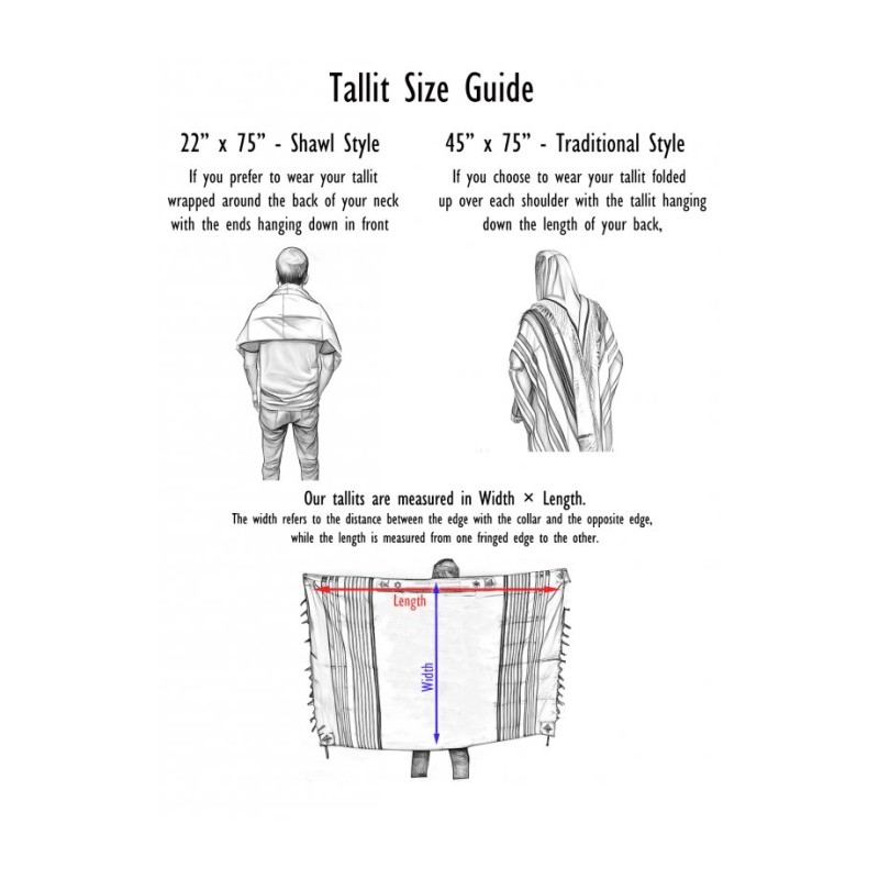 Weaving Creation Hand Woven Tallit Omer | Weaving Creation Tallit
