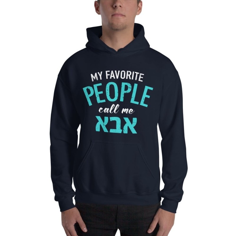 Sweat à capuche Mes gens préférés m'appellent Abba