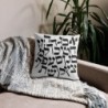 Hebrew Alphabet Designer Pillow