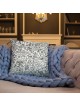 Coussin d’art de griffonnage de symboles juifs