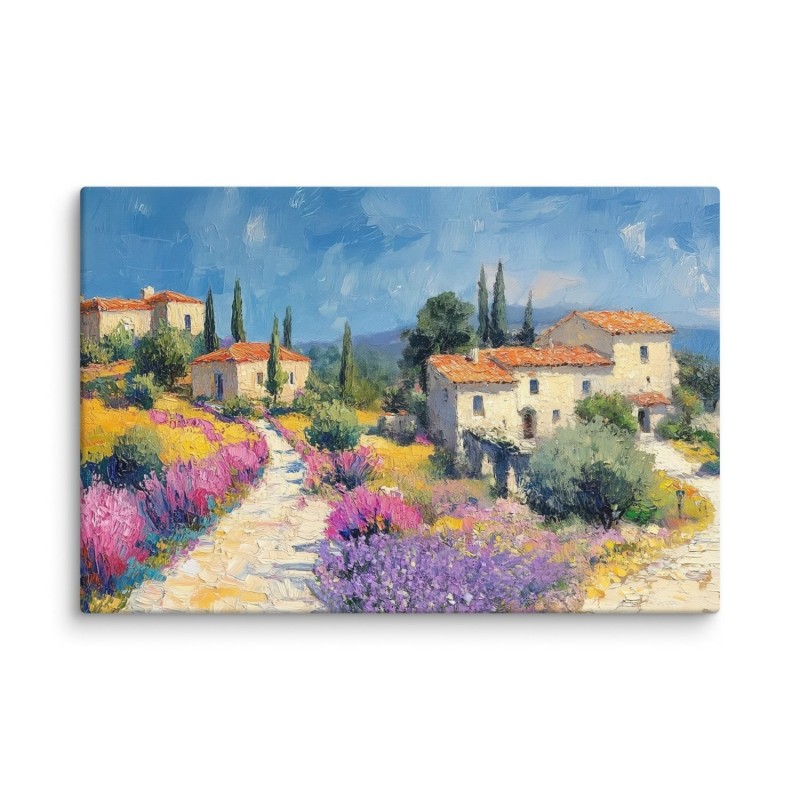 Jerusalem Mountain View Print on Canvas